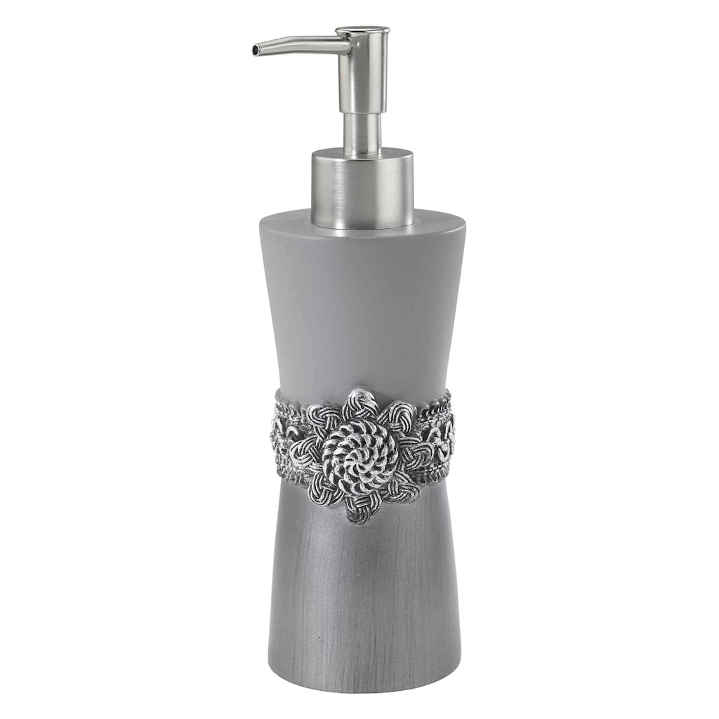 Avanti Linens Braided Medallion Lotion Dispenser - Granite - Lotion Dispenser