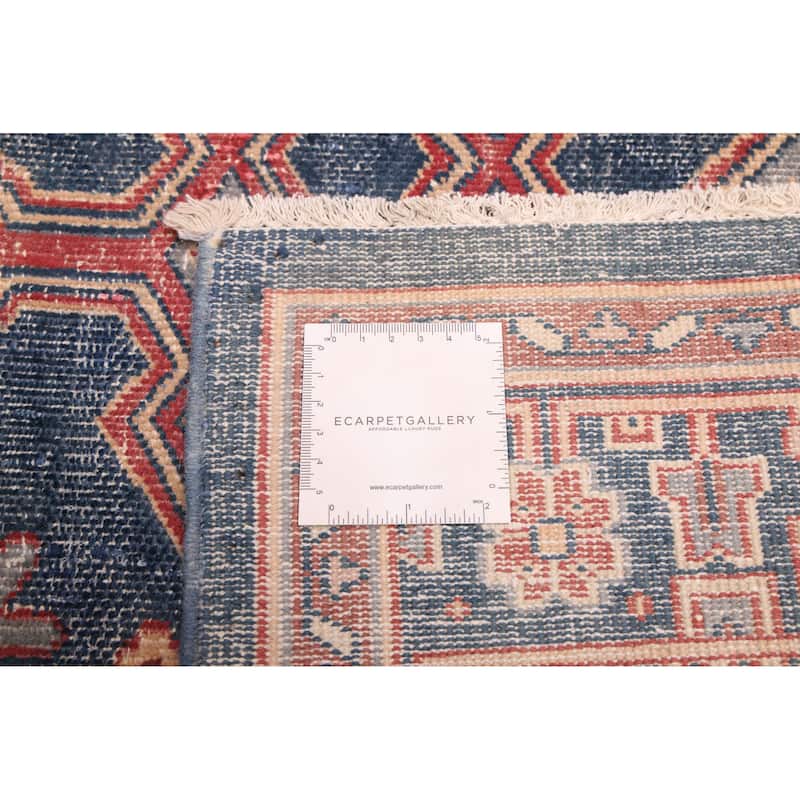 ECARPETGALLERY Hand-knotted Kayseri Vintage Navy Wool Rug - 4'0 x 5'10