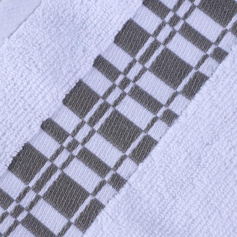 Superior Larissa Cotton Embroidered Geometric Border 8-Piece Towel Set