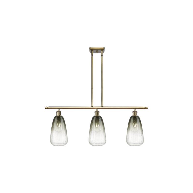 Innovations Lighting Endless Possibilities Ballston - Brookhaven Almond - 3 Light 36" Stem Hung Island Light