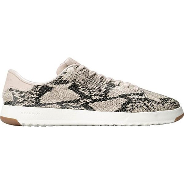 Cole Haan Womens Grandpro Tennis Sneaker Ivory/Gray Roccia Print 7 B US Cole Haan Womens Grandpro Tennis Sneaker Ivory/Gray Roccia Print 7 B US