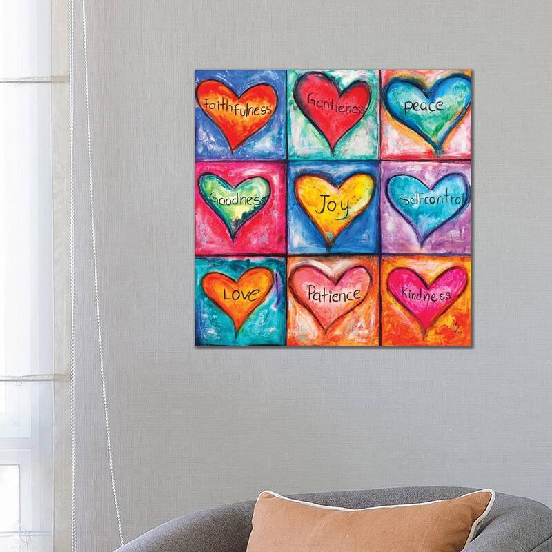 iCanvas "The Fruit Of the Spirit" by Ivan Guaderrama Canvas Print - 26x26x1.5