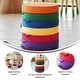 preview thumbnail 3 of 15, Commercial Upholstered Classroom Floor Cushions with Handles - 16"W x 16"D x 18"H