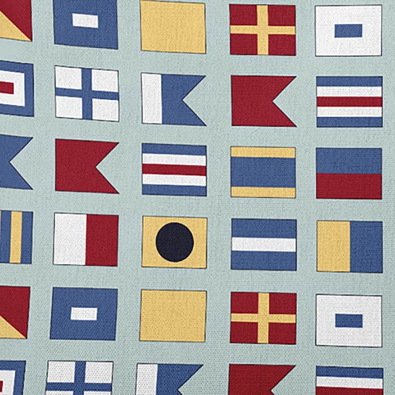 Nautical Flags Decorative Throw Pillow