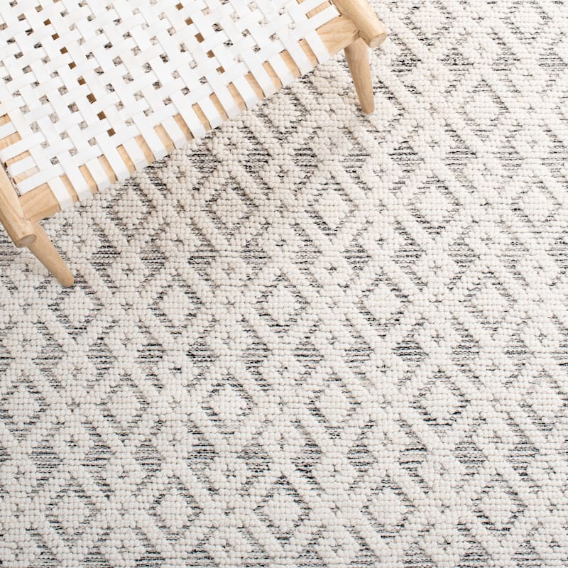SAFAVIEH Handmade Vermont Terra Trellis Wool Rug