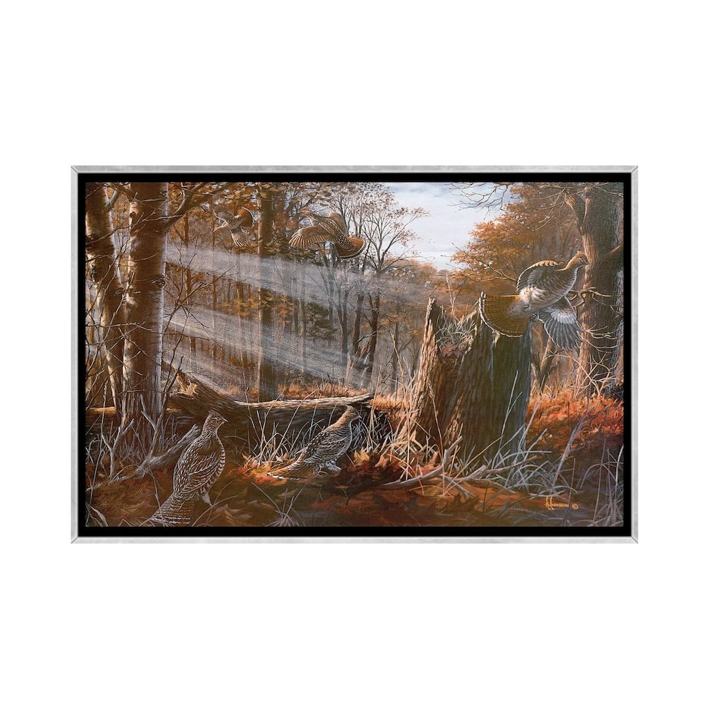 iCanvas "Royal Flush Ruffed Grouse" by Anderson Art Framed