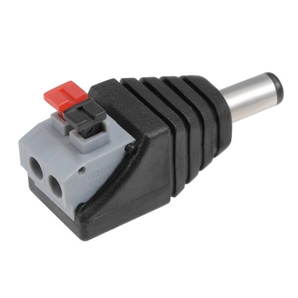 1pcs 5 5x2 1mm Male Dc Power Jack Connector Spring Terminal For Cctv Dc Male 1pcs Spring Lock Dc Male 1pcs Spring Lock On Sale Overstock 25415136