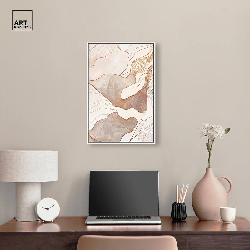 Contoured Reverie I Canvas by Art Remedy