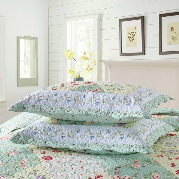 3 Piece Printed Quilt Set Lightweight King Size Bed Bath
