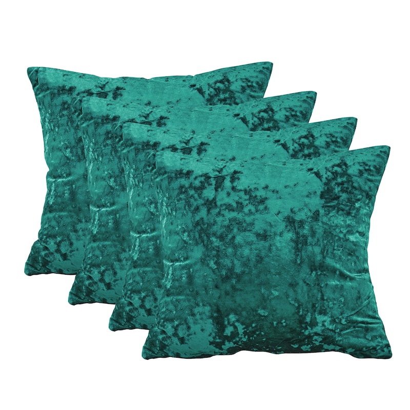 Rancho Crushed Velvet Throw Pillow Cover Set, NO INSERT
