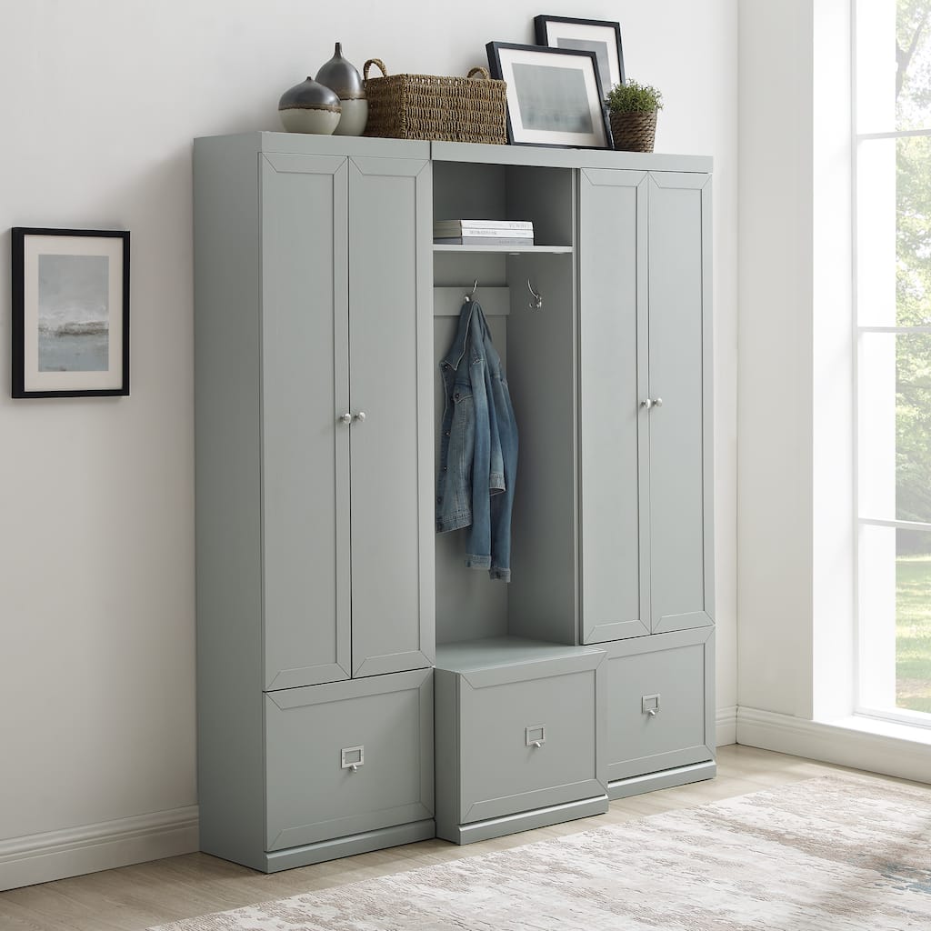 Crosley Harper 3Pc Entryway Set - 16.38"x66"x74"