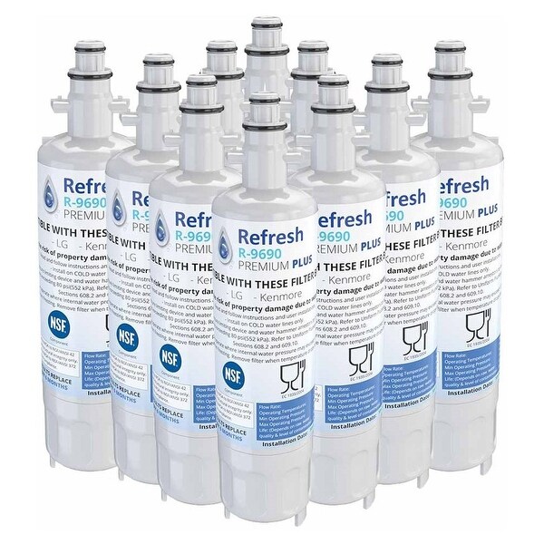 Refrigerator Water Filter for Lt700p, ADQ36006113, NSF42/53 (10 Pack ...