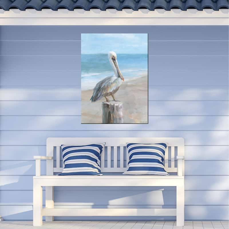 Pelican Portrait All Weather Outdoor Wall Décor