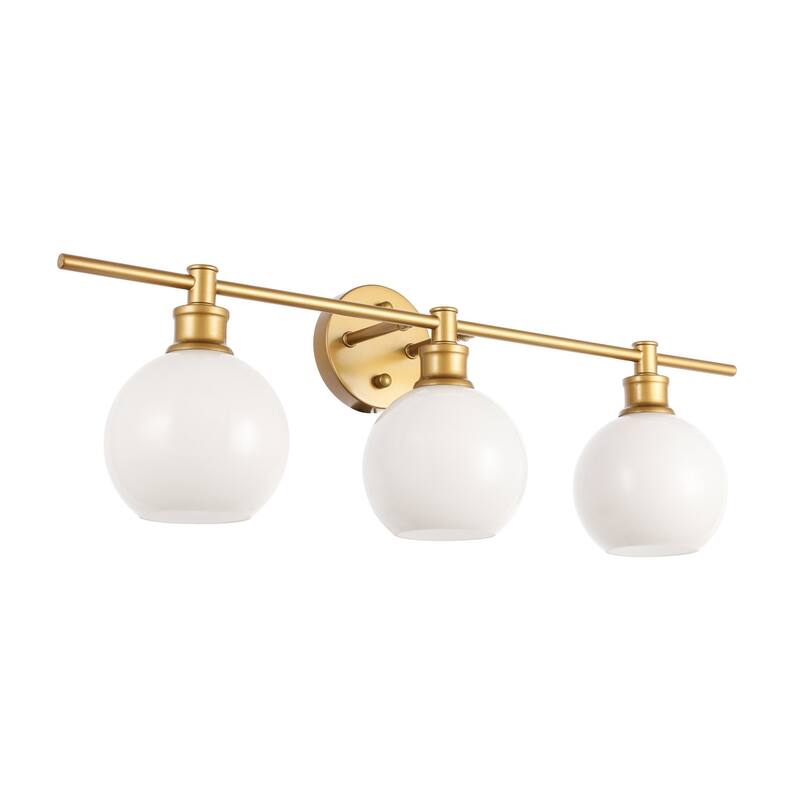 Camille 3-Light Frosted Glass Wall Sconce