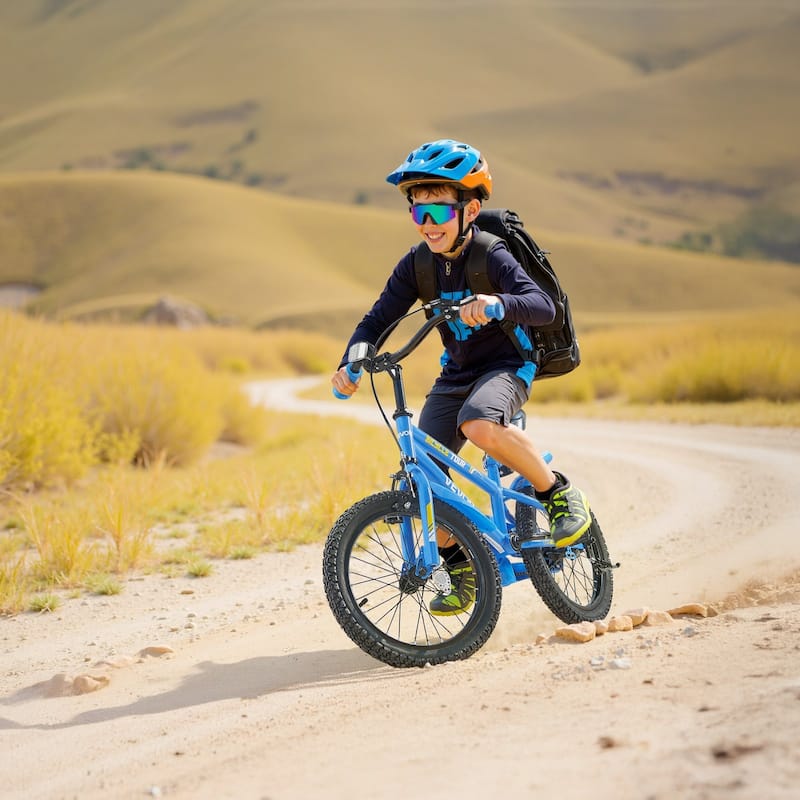20-Inch BMX Style Kids Bicycle for Boys and Girls with Adjustable Seat