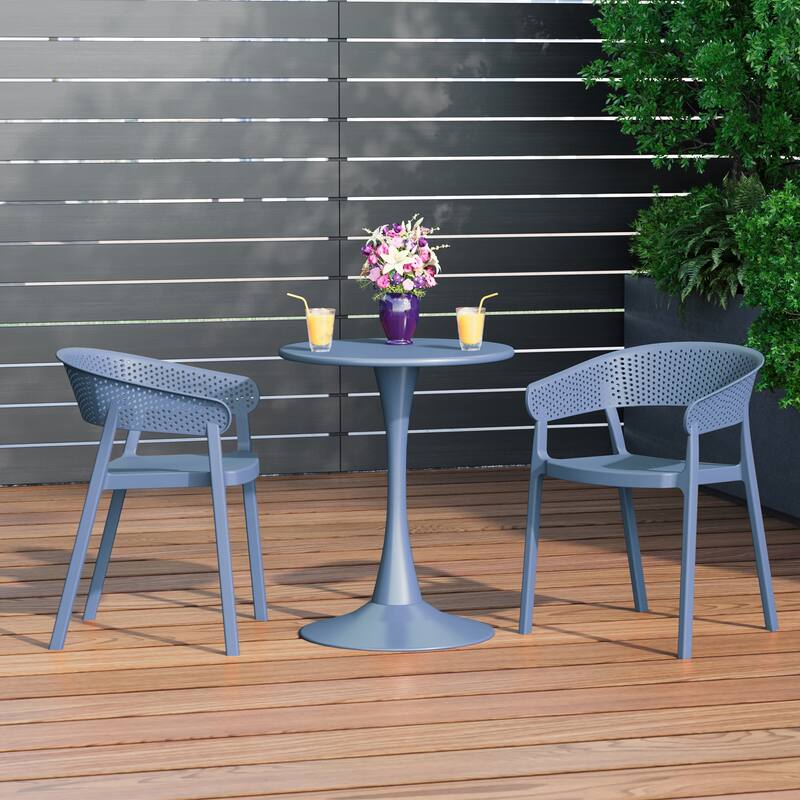 Frond and Form Outdoor Stacking Dining Armchair (Set of 2)