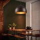 preview thumbnail 13 of 11, 1-Light Vintage Antique Brown Dome Kitchen Island Pendant Light/Dining Room Light - 15.3 in. W x 9.8 in. H