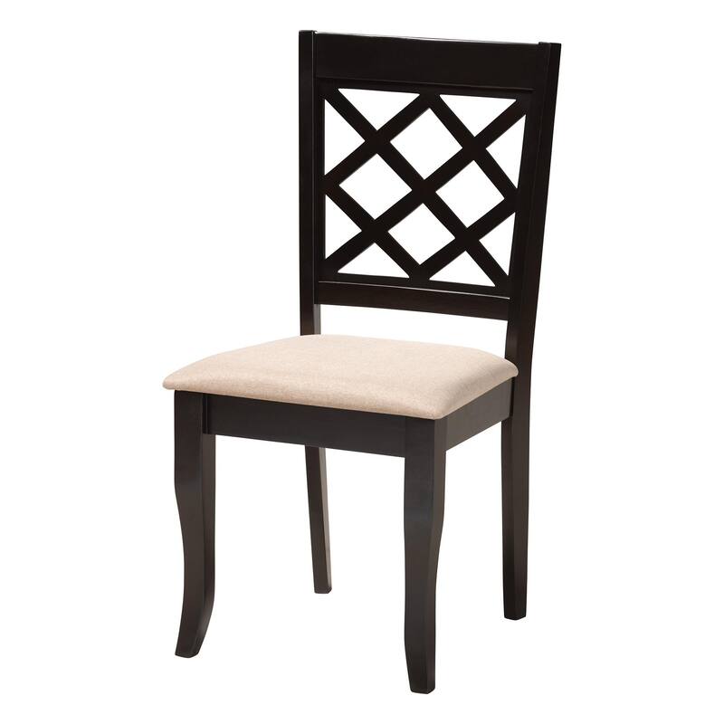 Jana Modern Fabric and Wood 5-Piece Dining Set