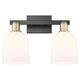 Option Black Antique Brass / White
