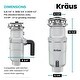 preview thumbnail 8 of 16, KRAUS WasteGuard Continuous Feed Garbage Disposal for Kitchen Sinks