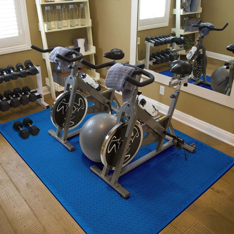 Sivan Health and Fitness Puzzle Exercise Mat EVA (Blue)