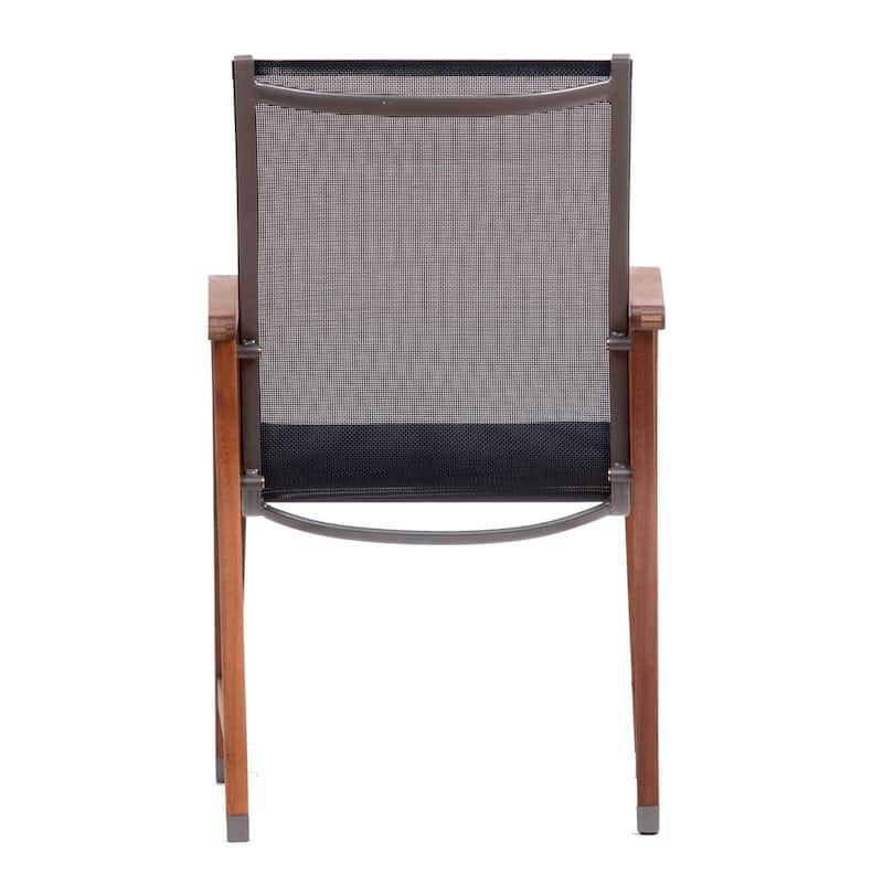 Amazonia Allyson 11pc FSC Certified Wood Outdoor Patio Dining Set - 11 Piece