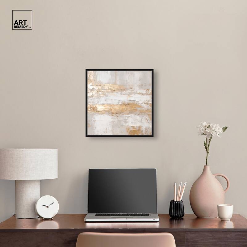 Melted Goldscape I Canvas by Art Remedy