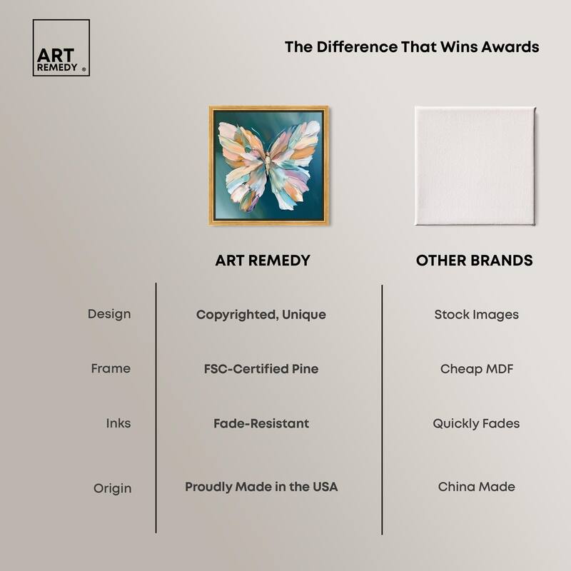 Wings of Duality Canvas by Art Remedy