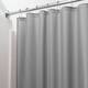 Mildew-free Water-repellent Fabric Shower Curtain Liner - Silver
