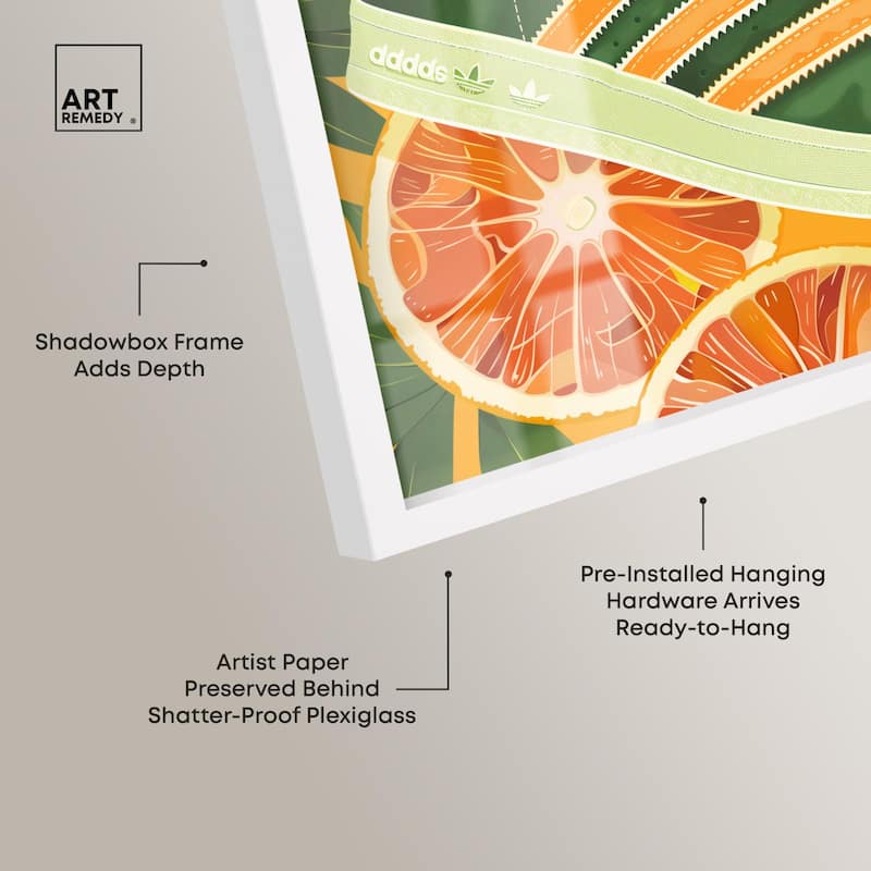 Citrus Sneaker Shadowbox by Art Remedy
