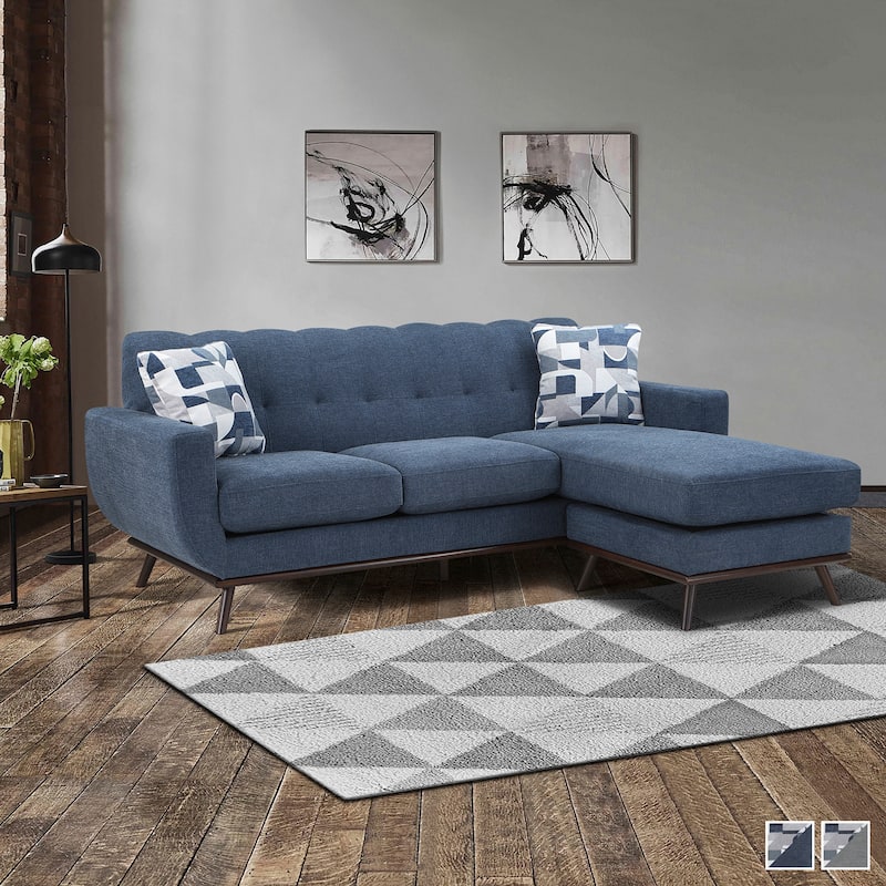 Tarsilla Chenille Reversible Sofa Chaise