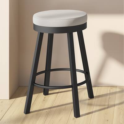 Amisco Swice Swivel Bar Stool with Metal Legs