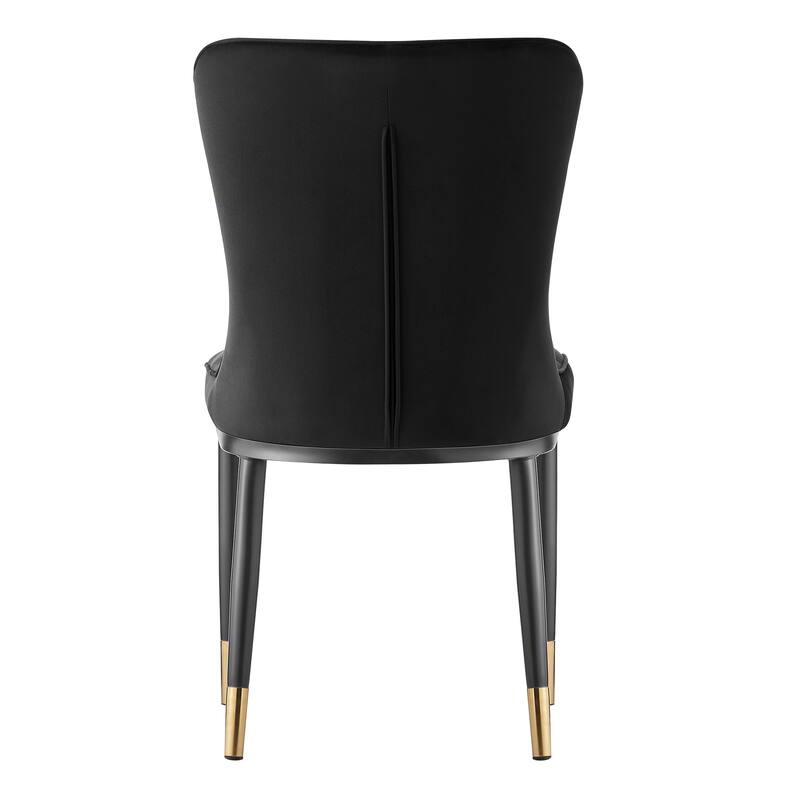 Modern Velvet Upholstered Dining Chairs, Set of 2/4 - 35.8"H x 18.9"W x 23.2"D