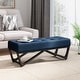 preview thumbnail 4 of 28, Ursa Contemporary Fabric Ottoman Bench by Christopher Knight Home