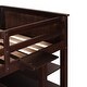preview thumbnail 12 of 48, Twin size Loft Bed with Drawers, Built-in Desk and Shelves, Espresso