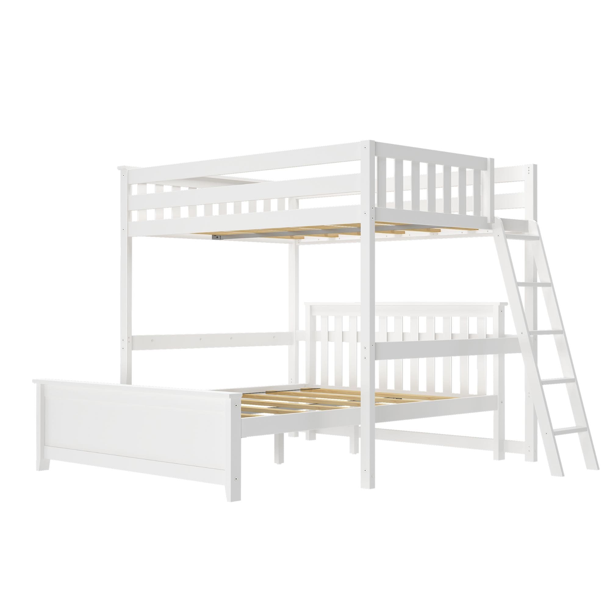 L shaped bunk outlet beds full over queen