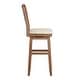 preview thumbnail 37 of 65, Eleanor Slat Back Wood Swivel Stool by iNSPIRE Q Classic