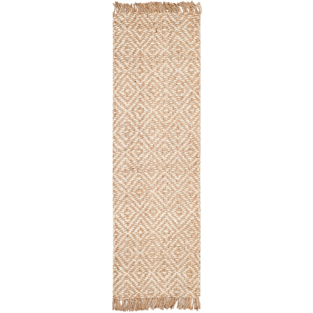 SAFAVIEH Handmade Natural Fiber Miley Jute Rug with Fringe