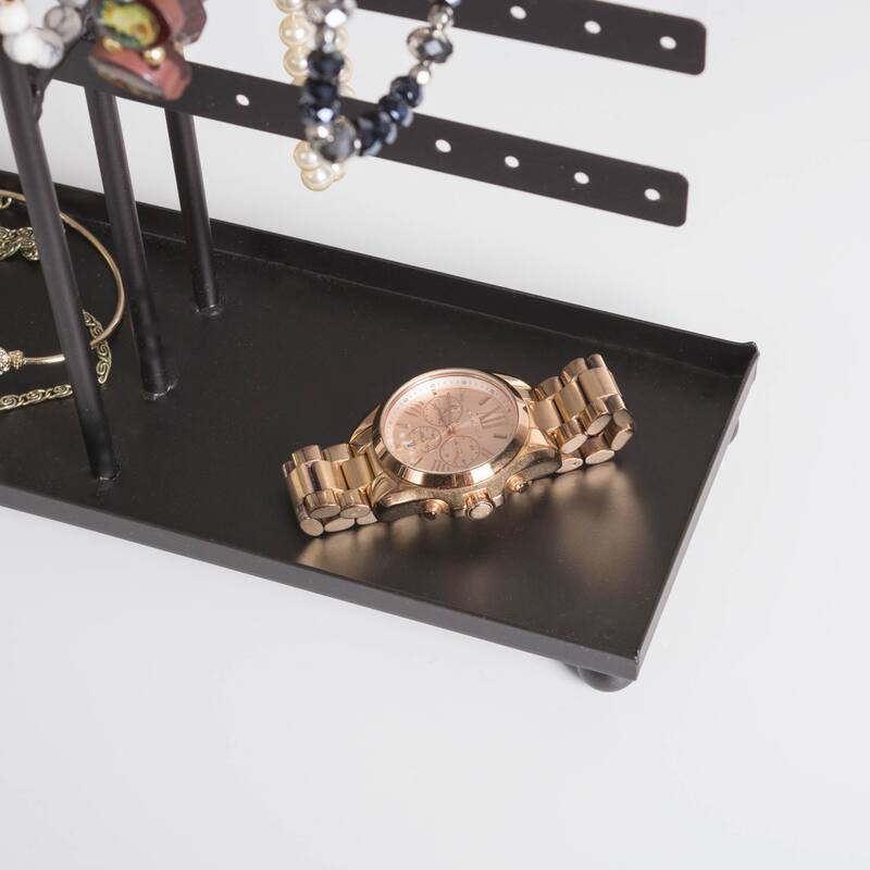 DII 3 Tier Jewelry Organizer Black
