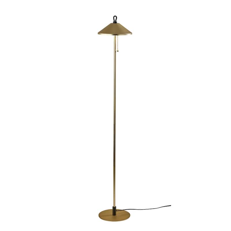 Kaden Floor Lamp - Antique Brass