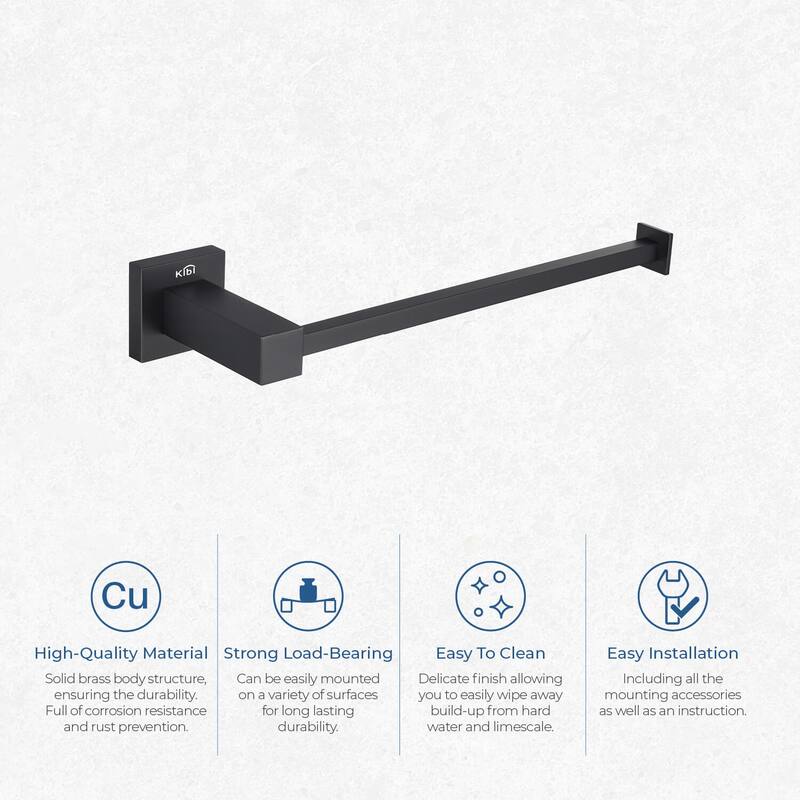 Cube 10 inch Bathroom Towel Bar