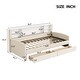 preview thumbnail 11 of 12, Twin Size Upholstered Platform Bed with Headboard and Storage Drawers, Velvet Fabric with Built-in Shelf