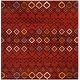 preview thumbnail 38 of 96, SAFAVIEH Amsterdam Bridget Moroccan Boho Rug 8' Square - Terracotta/Multi