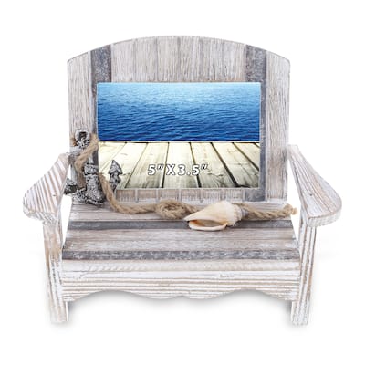 CoTa Global Silver Sea Chair 5×3.5 Beach Frame, 7 Inch, Color May Vary - 7 inches
