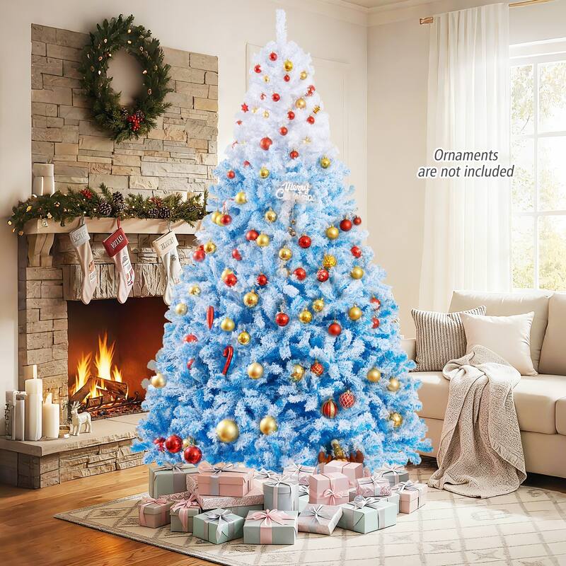 Costway 5/6/7/8 FT Artificial Christmas Tree with 456/820/1264/1774 - See Details