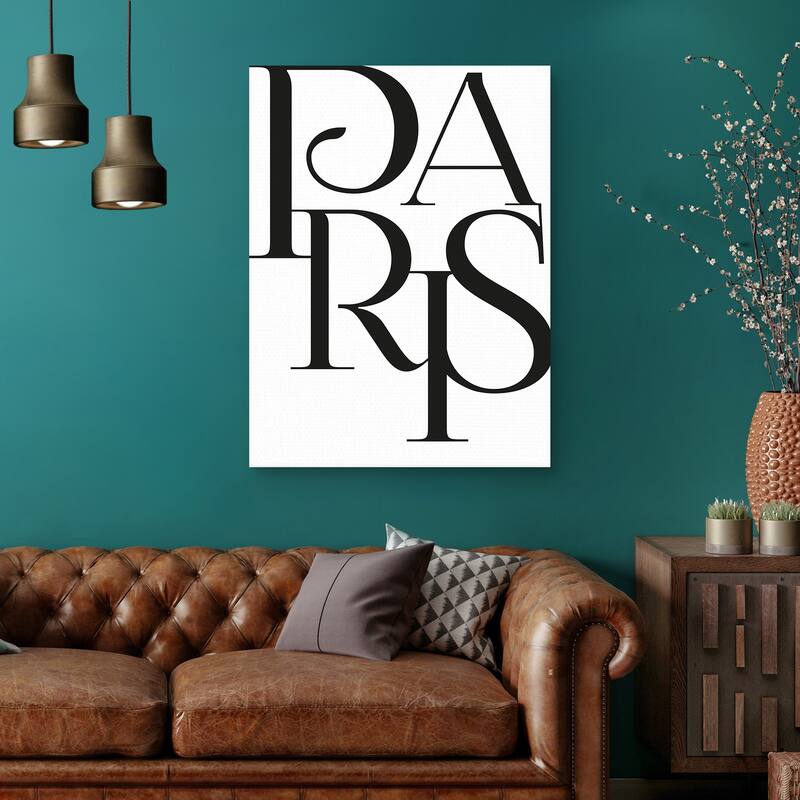 Paris by Joni Whyte Canvas Art Print