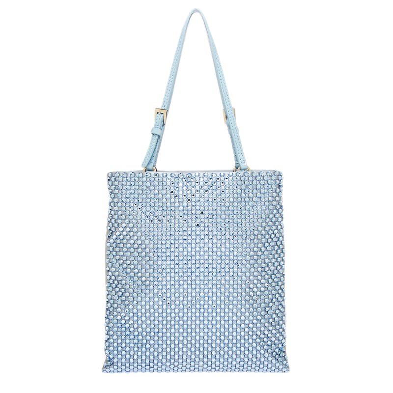 Prada Satin Crystal Mini Handbag