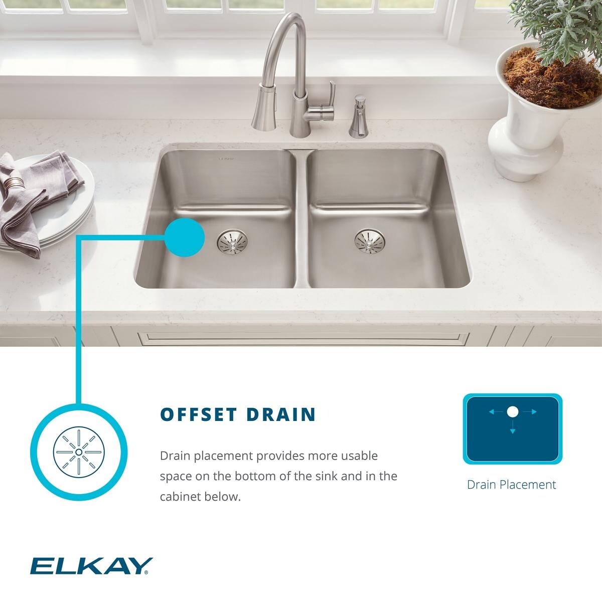 Elkay Lustertone Classic Stainless Steel 43