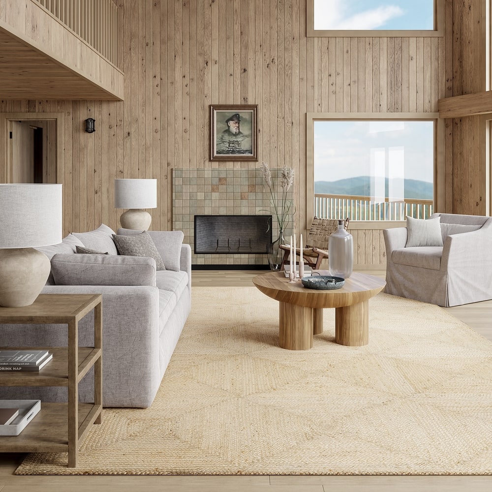 Juniper Tiled Jute Area Rug