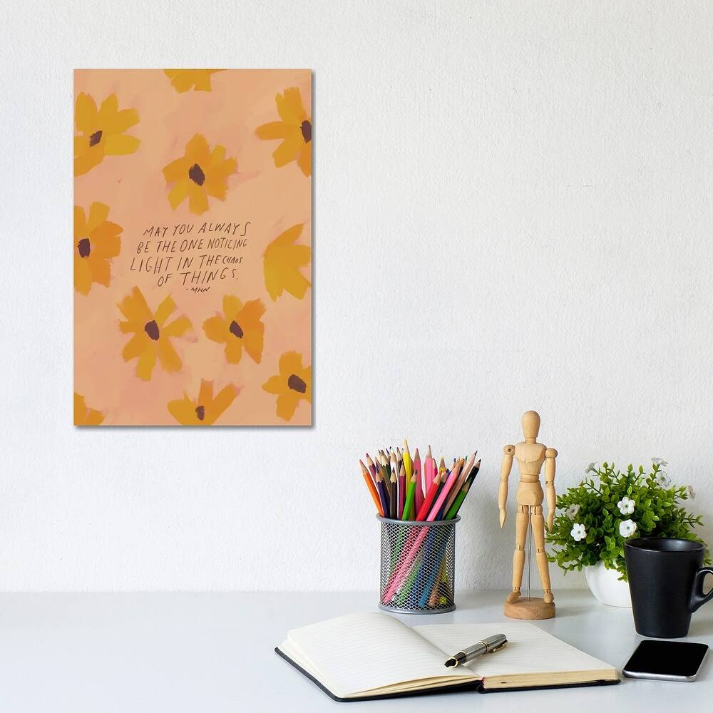 iCanvas "May You Always Be The One Noticing" by Morgan Harper Nichols Canvas Print